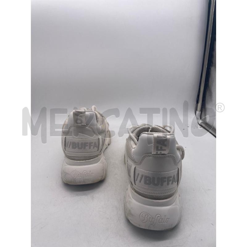 SCARPE DONNA BUFFALO BIANCHE LACCI  | Mercatino dell'Usato Montesilvano 3