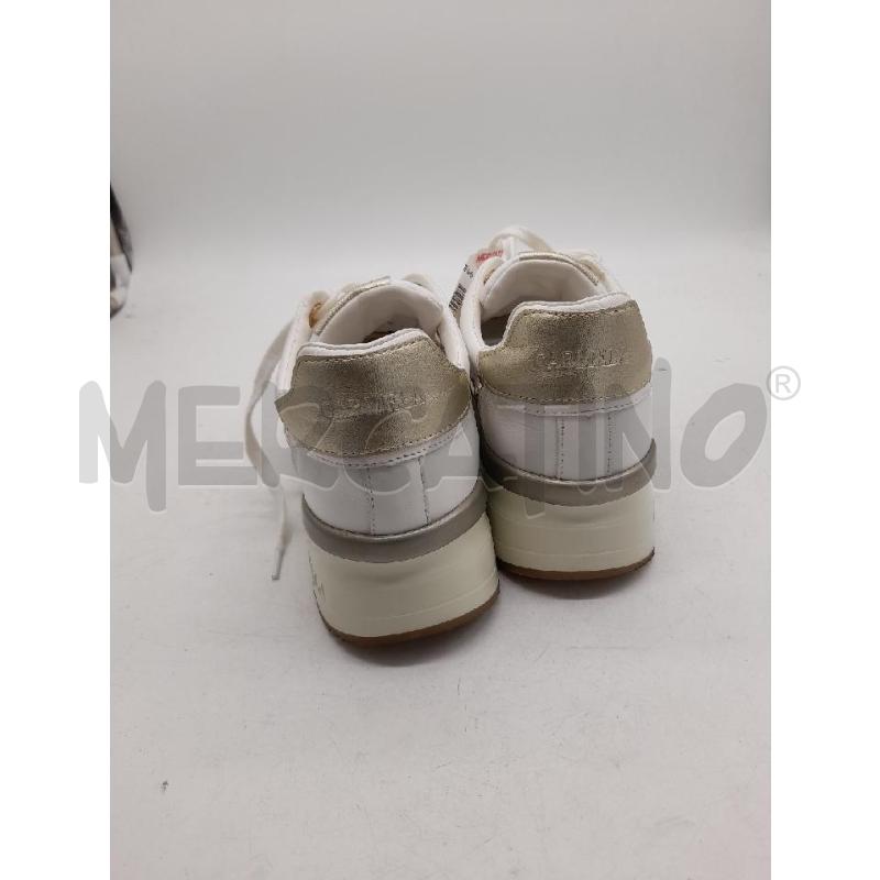 SCARPE DONNA CARMELA TRAFORATE BIANCHE ARGENTATE INTRECCIATE | Mercatino dell'Usato Montesilvano 4