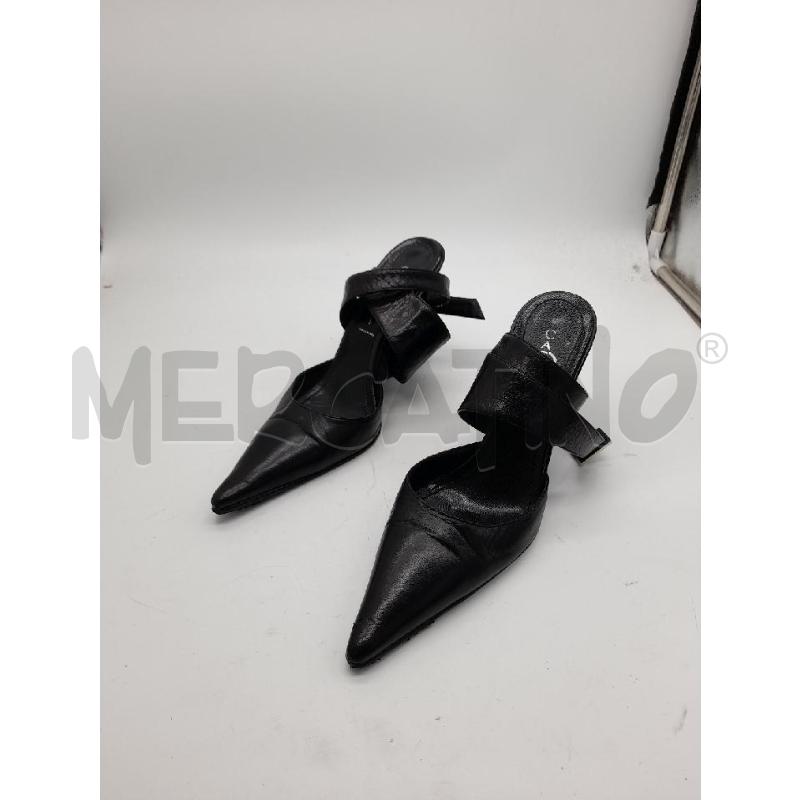 SCARPE DONNA CASADEI NERE ZEPPA CINTURINO CAVIGLIA | Mercatino dell'Usato Montesilvano 1
