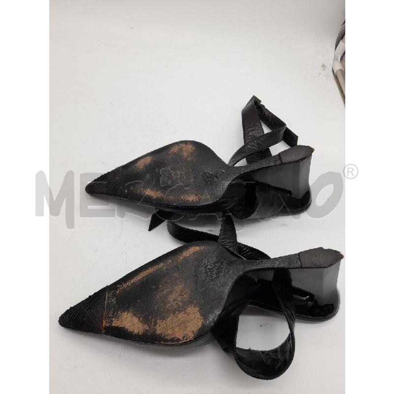 SCARPE DONNA CASADEI NERE ZEPPA CINTURINO CAVIGLIA | Mercatino dell'Usato Montesilvano 4