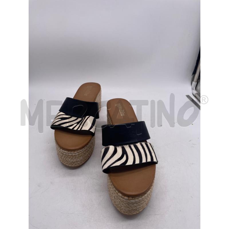 SCARPE DONNA CIABATTE ZEPPA NERE ZEBTARE N 41  | Mercatino dell'Usato Montesilvano 2