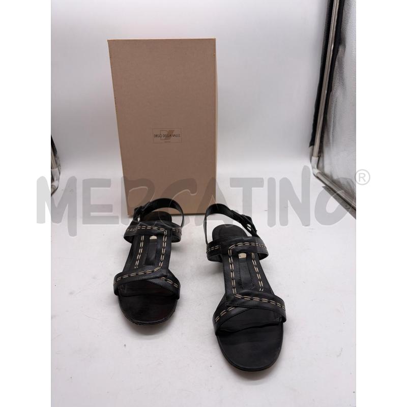 SCARPE DONNA DIEGO DELLA VALLE NERE SANDALI N.38/5 | Mercatino dell'Usato Montesilvano 2