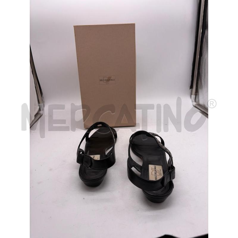 SCARPE DONNA DIEGO DELLA VALLE NERE SANDALI N.38/5 | Mercatino dell'Usato Montesilvano 3