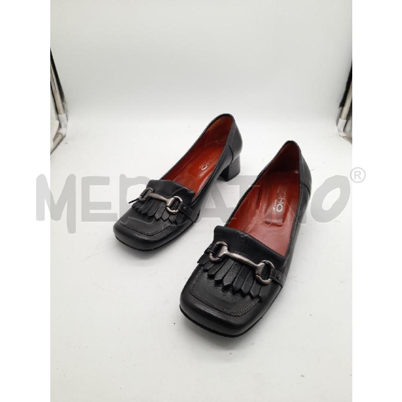 SCARPE DONNA ECHO NERE FRANGE  | Mercatino dell'Usato Montesilvano 1