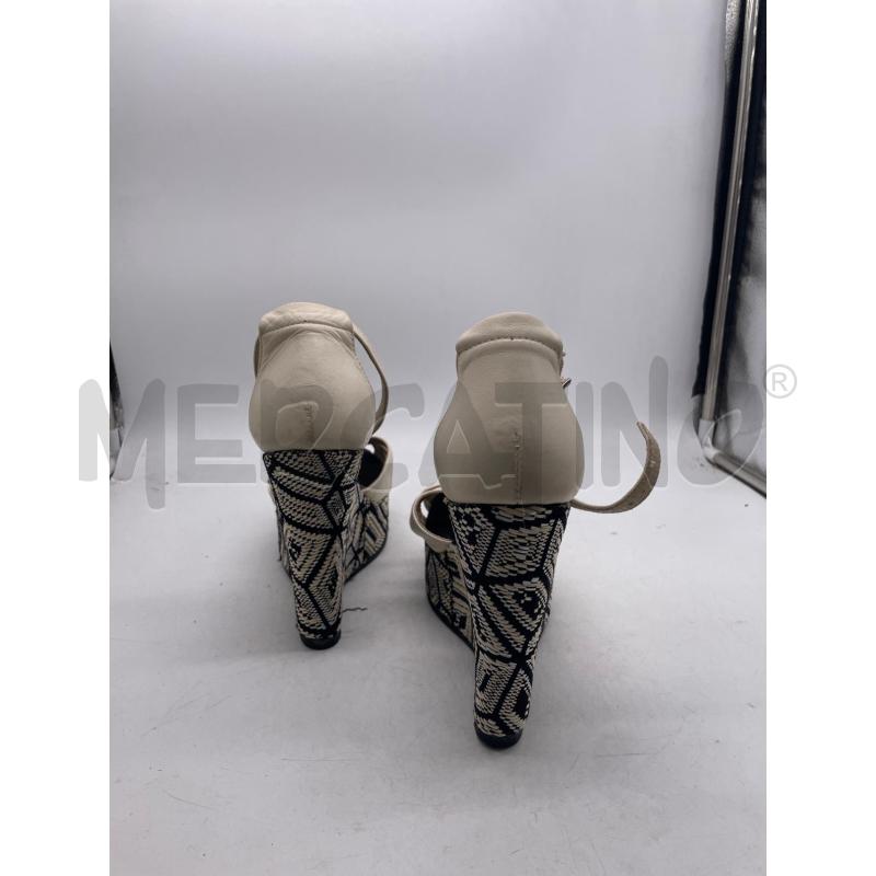 SCARPE DONNA ESPADRILLES BIANCHE ZEPPA BIANCHE NERE | Mercatino dell'Usato Montesilvano 3