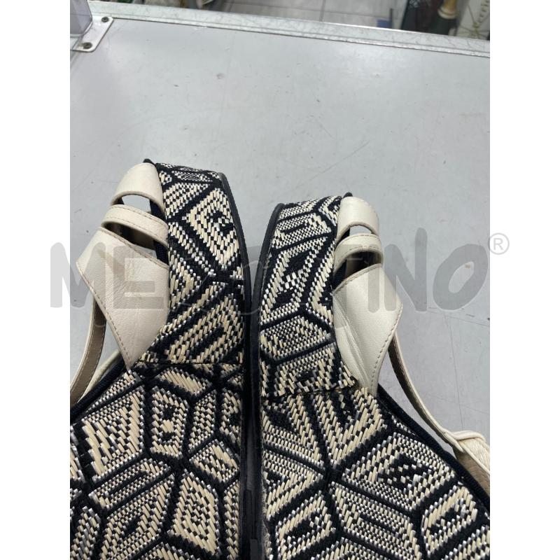 SCARPE DONNA ESPADRILLES BIANCHE ZEPPA BIANCHE NERE | Mercatino dell'Usato Montesilvano 4