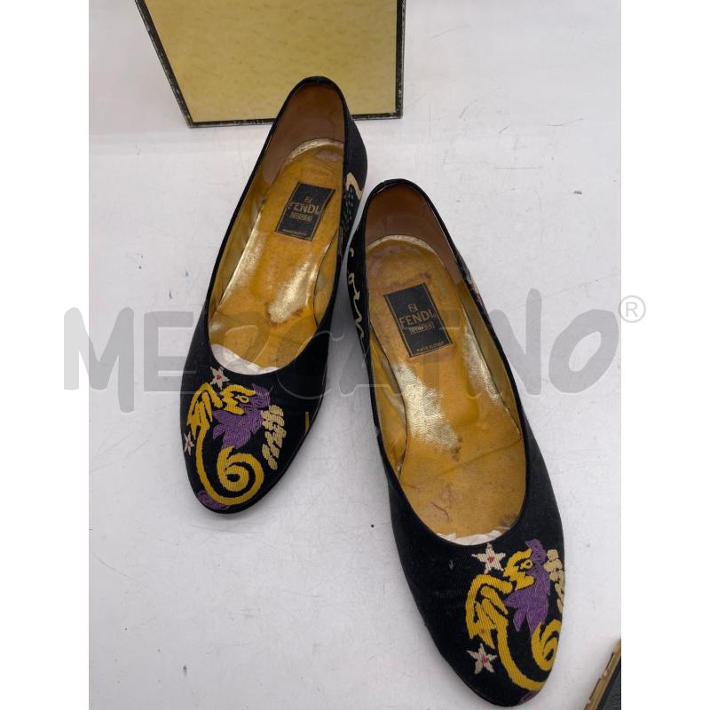 SCARPE DONNA FENDI  NERE N 37 | Mercatino dell'Usato Montesilvano 4