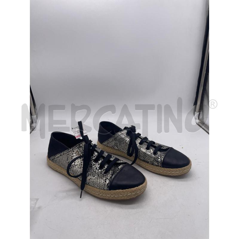 SCARPE DONNA GEOX NERE ARGENTATE | Mercatino dell'Usato Montesilvano 1