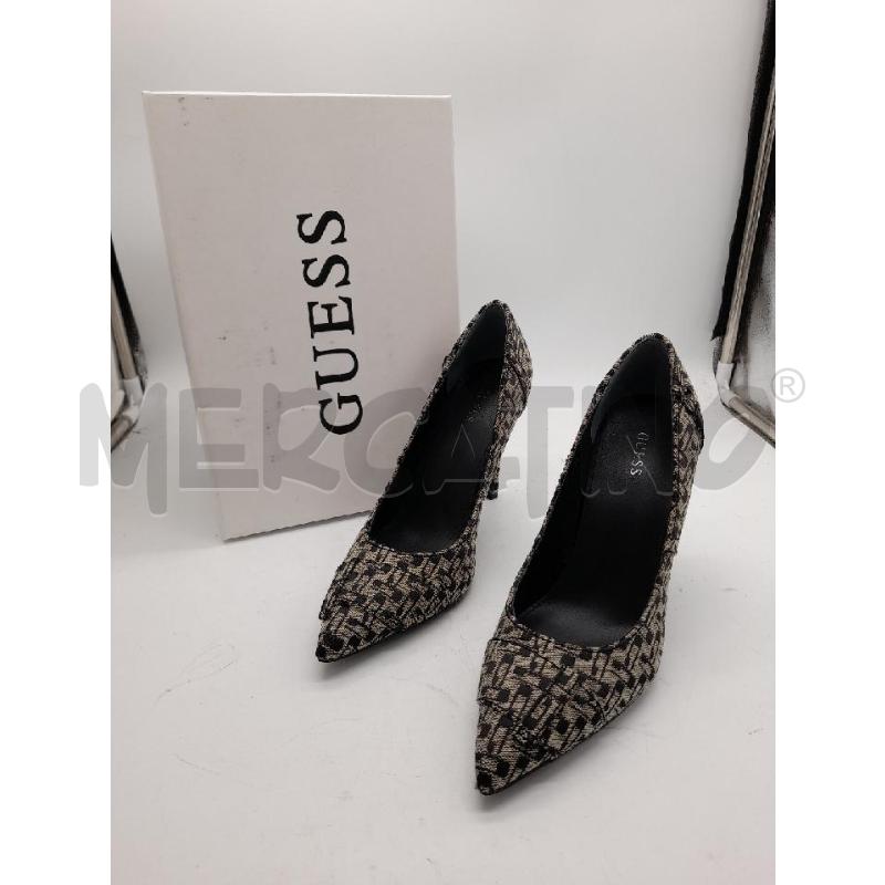 SCARPE DONNA GUESS BEIGE G NERA TACCO | Mercatino dell'Usato Montesilvano 1