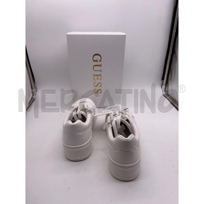 SCARPE DONNA GUESS BIANCHE PIZZO LACCI | Mercatino dell'Usato Montesilvano 3