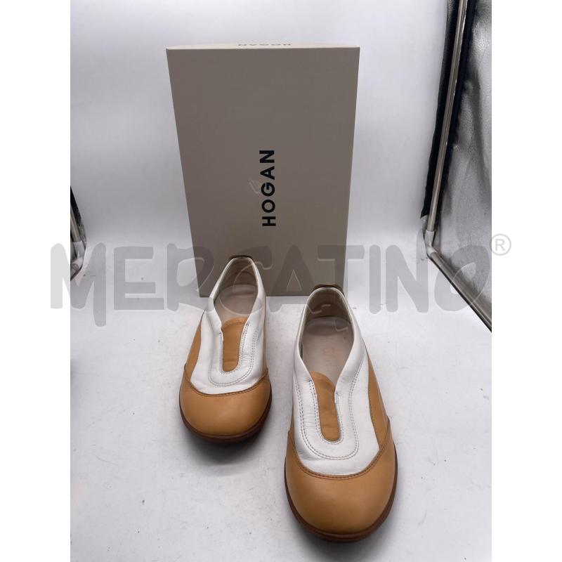 SCARPE DONNA HOGAN ARANCIO BIANCHE  | Mercatino dell'Usato Montesilvano 2