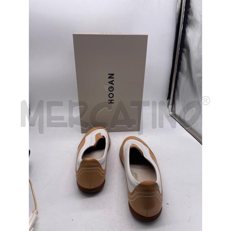 SCARPE DONNA HOGAN ARANCIO BIANCHE  | Mercatino dell'Usato Montesilvano 3