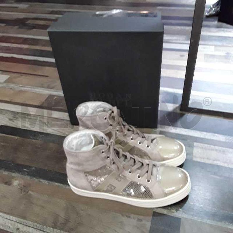 SCARPE DONNA HOGAN BEIGE DORATE N .35 | Mercatino dell'Usato Montesilvano 1