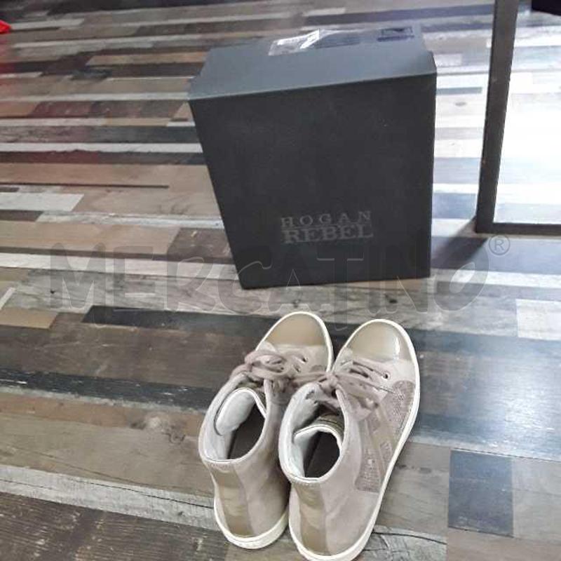 SCARPE DONNA HOGAN BEIGE DORATE N .35 | Mercatino dell'Usato Montesilvano 3