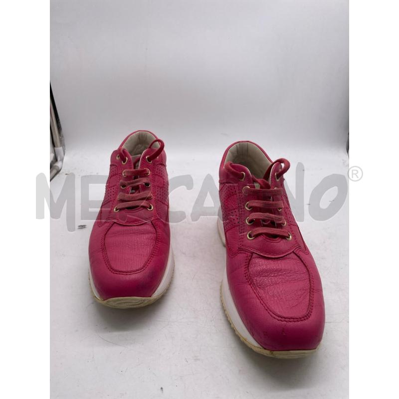 SCARPE DONNA HOGAN FUKSIA PELLE LACCI | Mercatino dell'Usato Montesilvano 2