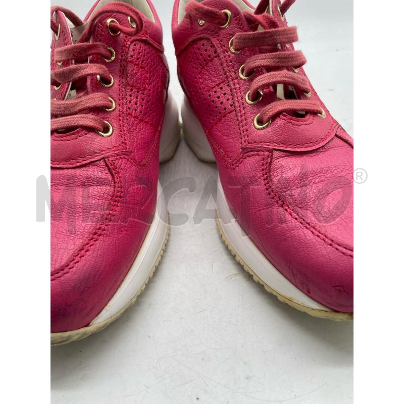 SCARPE DONNA HOGAN FUKSIA PELLE LACCI | Mercatino dell'Usato Montesilvano 4