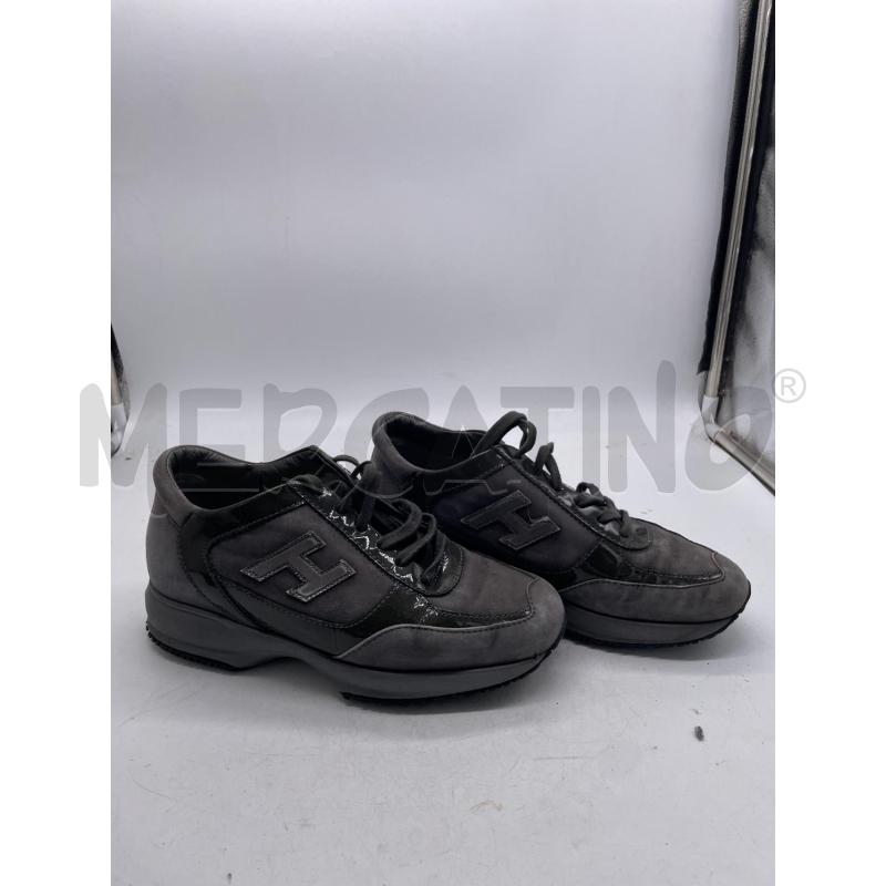 SCARPE DONNA HOGAN GRIGIE LACCI | Mercatino dell'Usato Montesilvano 1