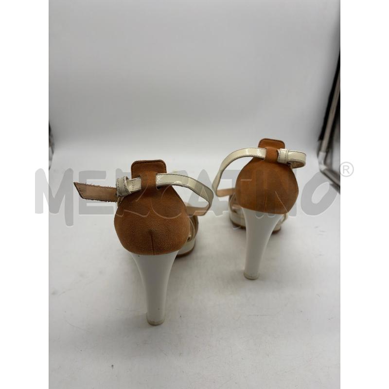 SCARPE DONNA HOGAN TACCO BEIGE BIANCHE  | Mercatino dell'Usato Montesilvano 3