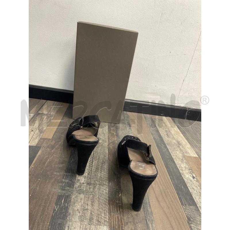 SCARPE DONNA IDENTITIES NERE APERTE INTRECCIATE GLITTER PUNTA | Mercatino dell'Usato Montesilvano 3