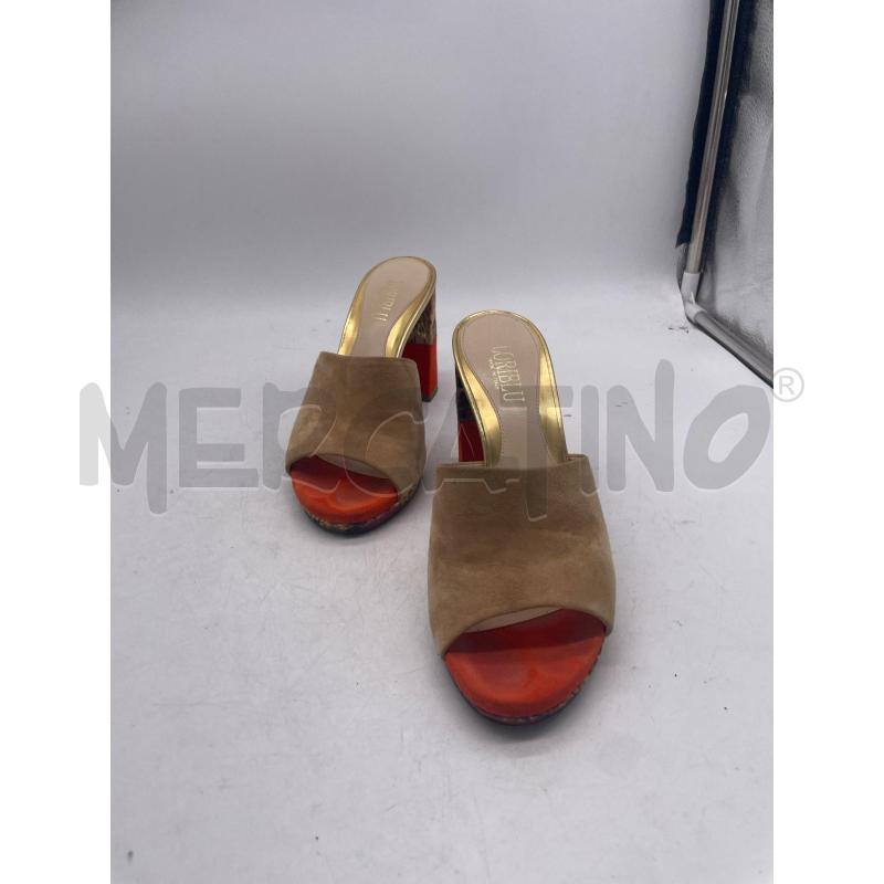 SCARPE DONNA LORI BLU BEIGE ARANCIO N 37 | Mercatino dell'Usato Montesilvano 2