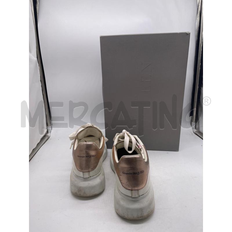 SCARPE DONNA MCQUEEN BIANCHE LINGUA ORO ROSA | Mercatino dell'Usato Montesilvano 3