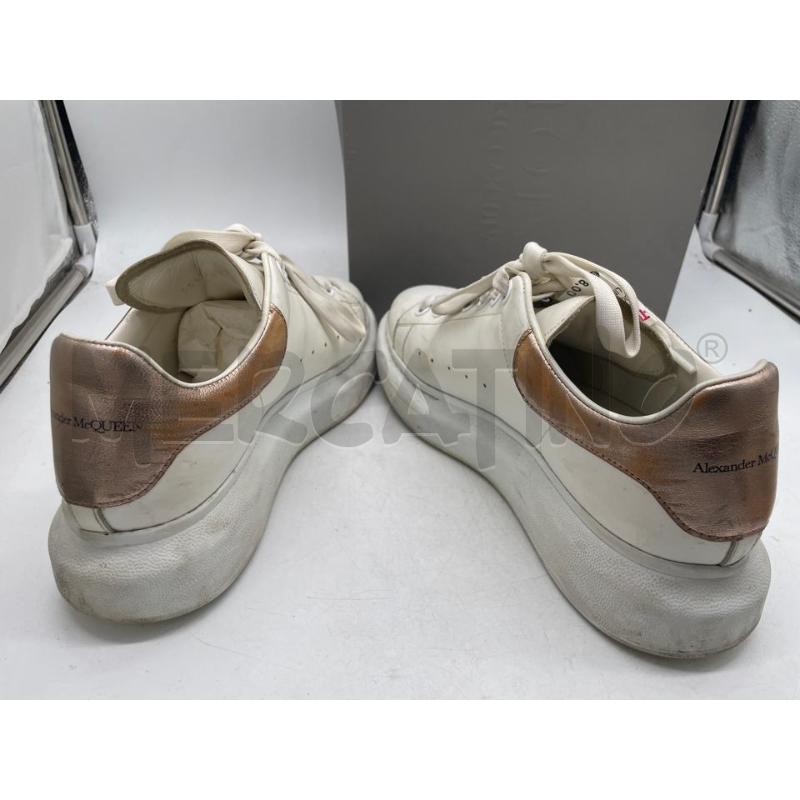 SCARPE DONNA MCQUEEN BIANCHE LINGUA ORO ROSA | Mercatino dell'Usato Montesilvano 4