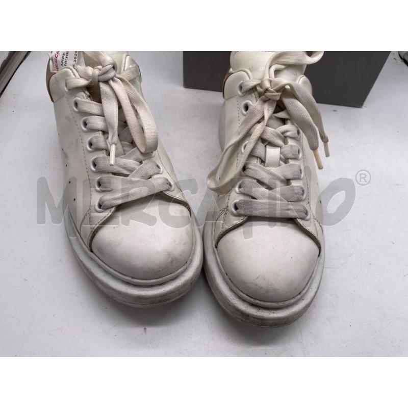 SCARPE DONNA MCQUEEN BIANCHE LINGUA ORO ROSA | Mercatino dell'Usato Montesilvano 5