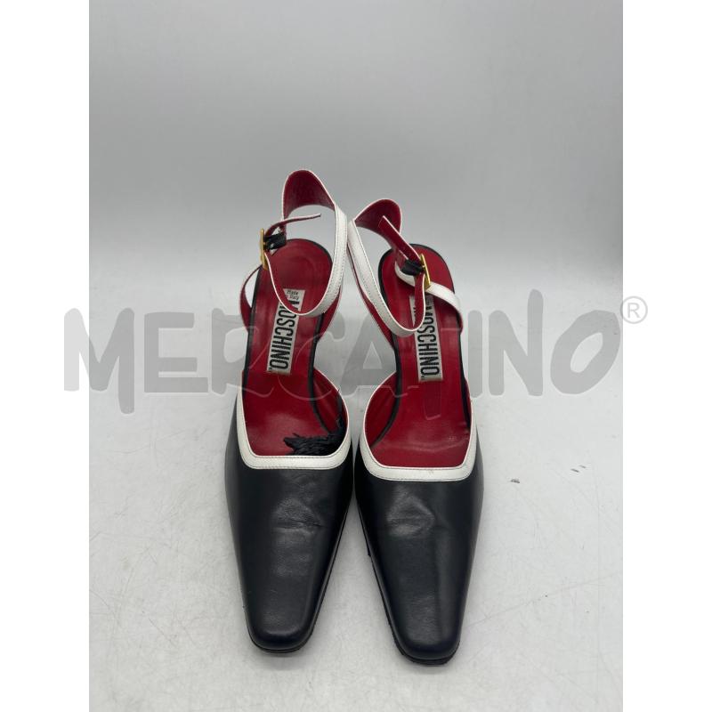 SCARPE DONNA MOSCHINO NERE SLINGBACK | Mercatino dell'Usato Montesilvano 2