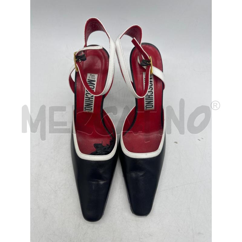 SCARPE DONNA MOSCHINO NERE SLINGBACK | Mercatino dell'Usato Montesilvano 5