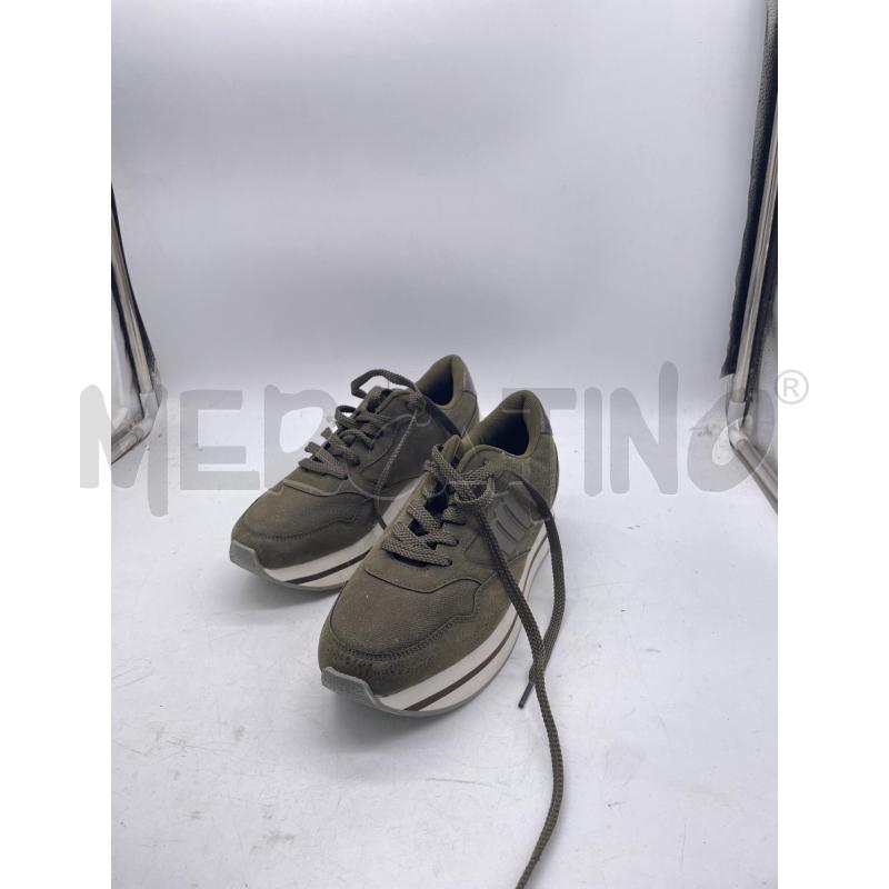 SCARPE DONNA MTNG VERDE MILITARE LACCI | Mercatino dell'Usato Montesilvano 1