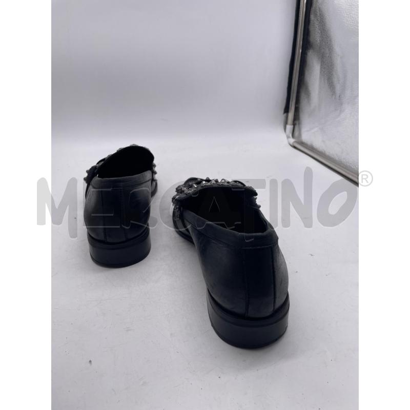 SCARPE DONNA NERE FRANGE ELVIO ZANON N 39 | Mercatino dell'Usato Montesilvano 3