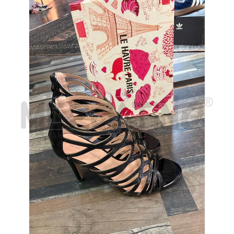 SCARPE DONNA NERE TACCO LE HAVRE PARIS N 38 | Mercatino dell'Usato Montesilvano 1