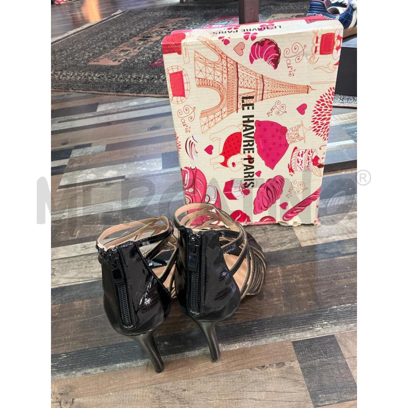 SCARPE DONNA NERE TACCO LE HAVRE PARIS N 38 | Mercatino dell'Usato Montesilvano 3