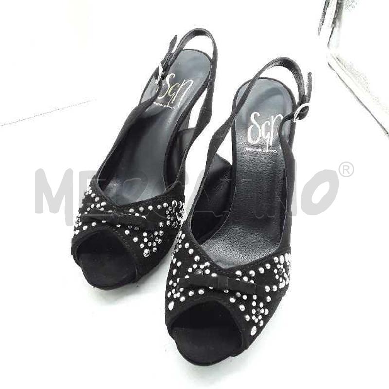 SCARPE DONNA NERO TACCO GIANCARLO PAOLI PERLINE  | Mercatino dell'Usato Montesilvano 2