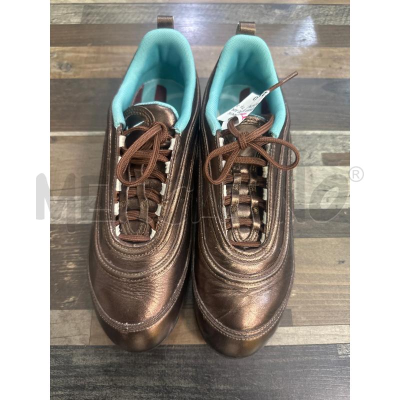 SCARPE DONNA NIKE AIR MAX 97 BRONZATA LOGO AZZURRO | Mercatino dell'Usato Montesilvano 1