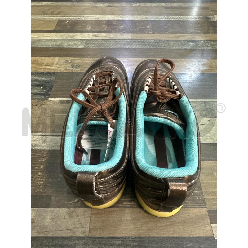 SCARPE DONNA NIKE AIR MAX 97 BRONZATA LOGO AZZURRO | Mercatino dell'Usato Montesilvano 3
