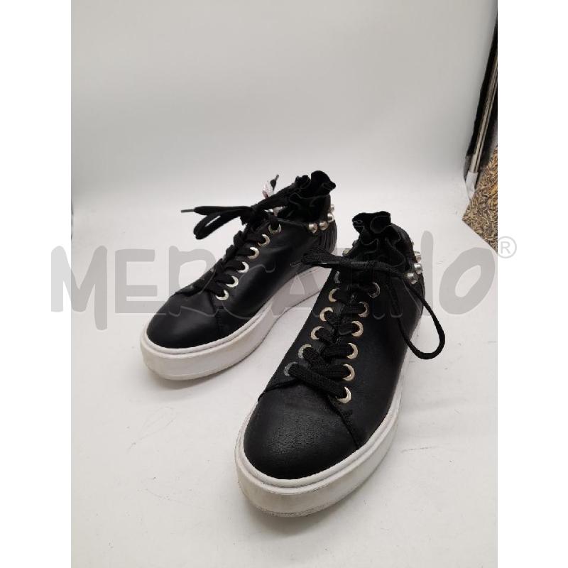 SCARPE DONNA PACIOTTI 4US ECOPELLE LACCI NERE | Mercatino dell'Usato Montesilvano 1