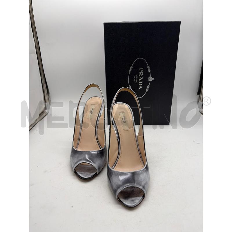 SCARPE DONNA PRADA GRIGIO BIANCO EFFETTO SLAVATO | Mercatino dell'Usato Montesilvano 2