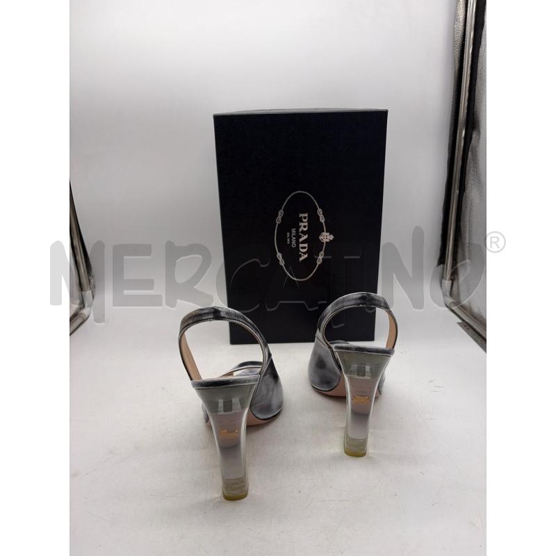 SCARPE DONNA PRADA GRIGIO BIANCO EFFETTO SLAVATO | Mercatino dell'Usato Montesilvano 3