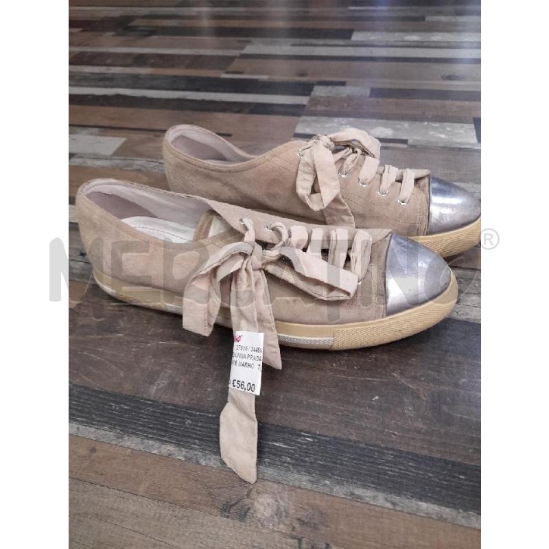 SCARPE DONNA PRADA SCAMOSCIATE MARRO CHIARO | Mercatino dell'Usato Montesilvano 1