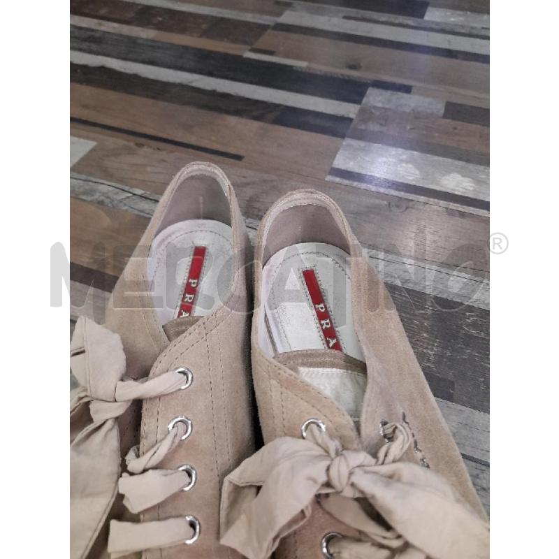 SCARPE DONNA PRADA SCAMOSCIATE MARRO CHIARO | Mercatino dell'Usato Montesilvano 3