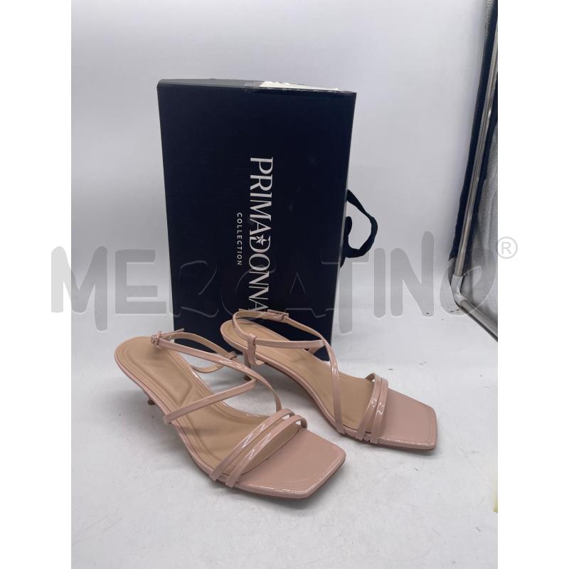 SCARPE DONNA PRIMADONNA SANDALO CON TACCO ROSA LUCIDE | Mercatino dell'Usato Montesilvano 1
