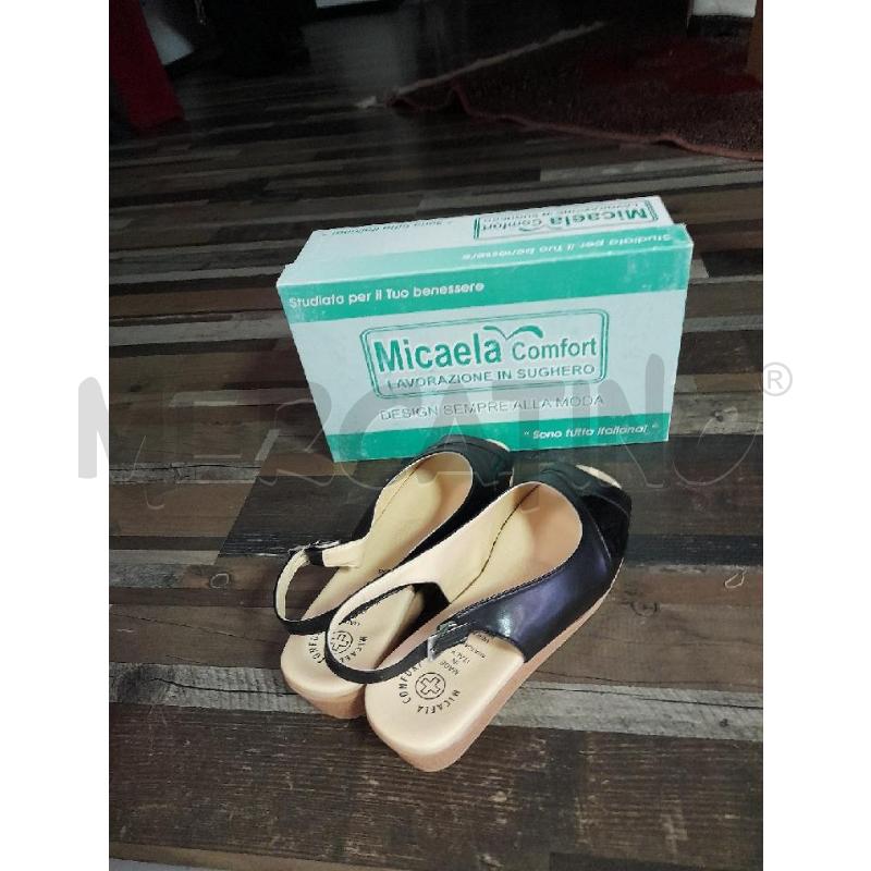 SCARPE DONNA SANDALO NERO MICAELA COFORT N 38 | Mercatino dell'Usato Montesilvano 3