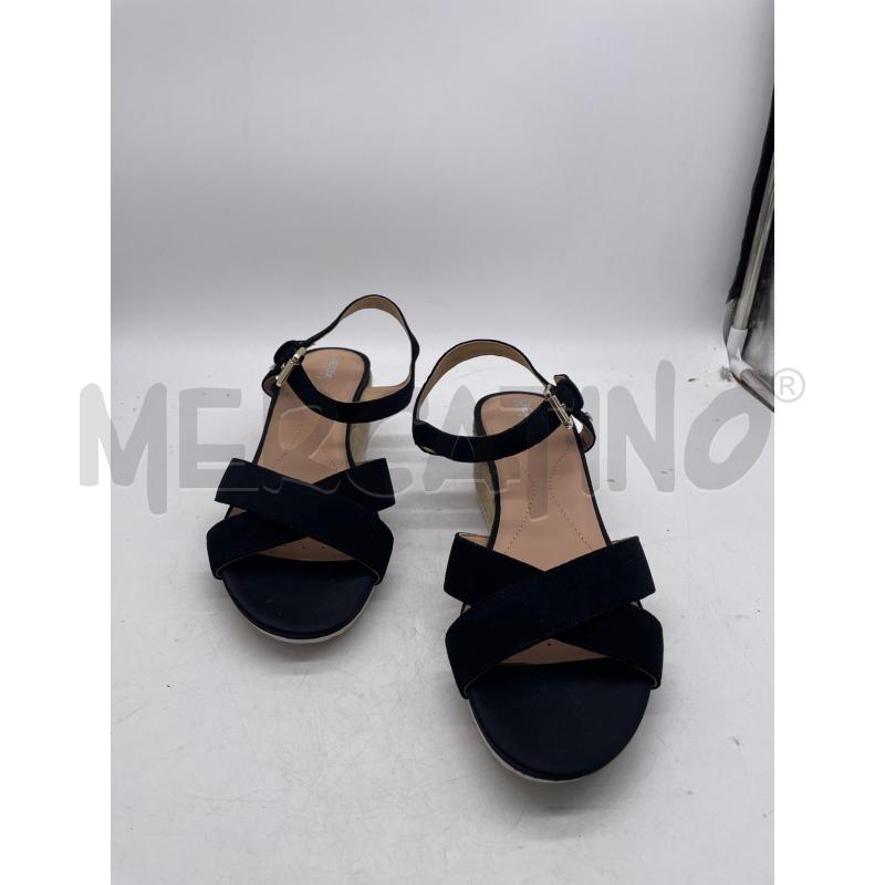 SCARPE DONNA SANDALO ZEPPA NERE GEOX N 41 | Mercatino dell'Usato Montesilvano 2