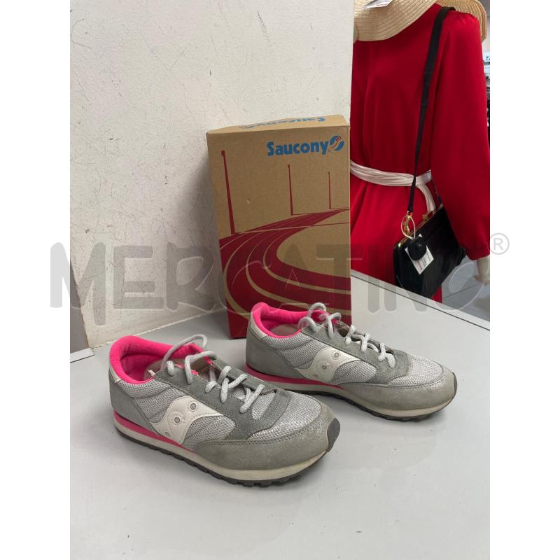 SCARPE DONNA SAUCONY GRIGIE GLITTER FUKSIA | Mercatino dell'Usato Montesilvano 1