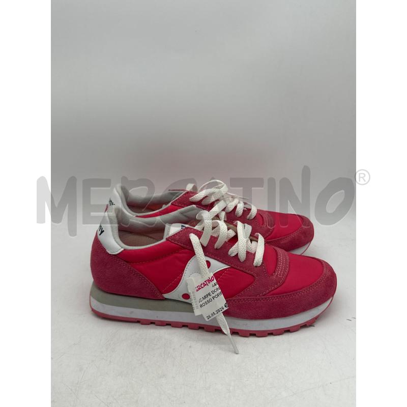 SCARPE DONNA SAUCONY ROSSO PORPORA | Mercatino dell'Usato Montesilvano 1