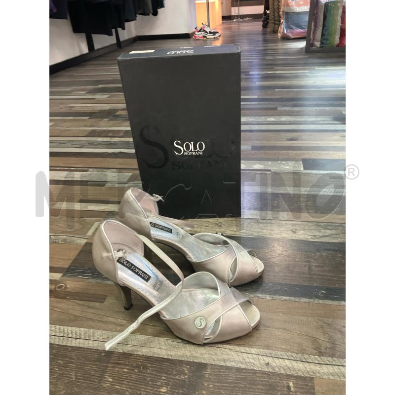 SCARPE DONNA SOLO SOPRANI ARGENTO N 37 | Mercatino dell'Usato Montesilvano 1