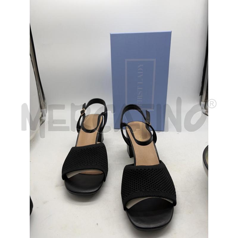 SCARPE DONNA TACCO FIRST LADY NERE APERTE | Mercatino dell'Usato Montesilvano 2