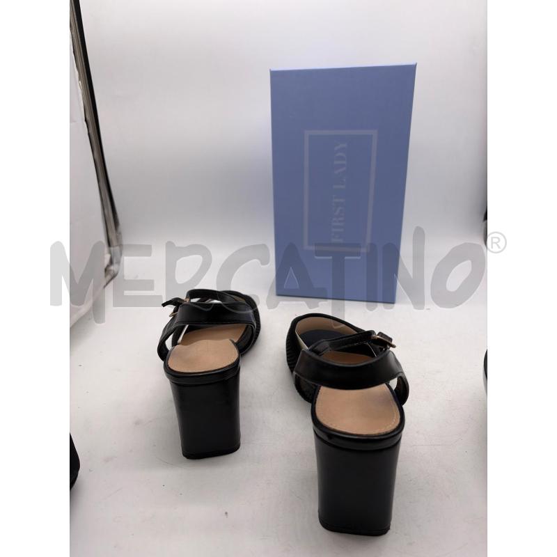 SCARPE DONNA TACCO FIRST LADY NERE APERTE | Mercatino dell'Usato Montesilvano 3