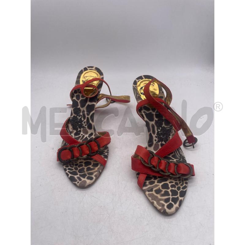 SCARPE DONNA TACCO JUST CAVALLI ROSSE CERCHI SUOLA ANIMALIER | Mercatino dell'Usato Montesilvano 2